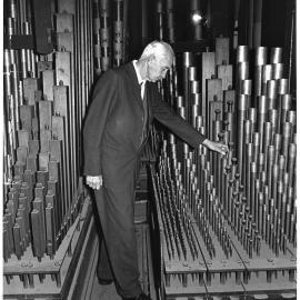 Town Hall Organist and Grand Organ pipes, no date