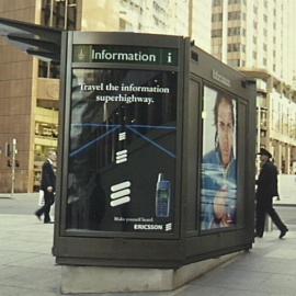 Information Stand in Martin Place