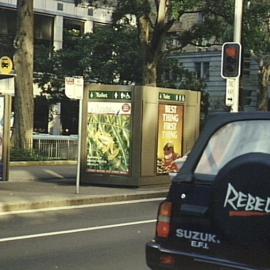 Public toilets and bus shelter on York Street