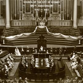Council of The City of Sydney 125th Anniversary Meeting, Sydney Town Hall George Street, 1967