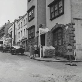 Bayswater Road and Kellett (now Ward) Avenue, Kings Cross, 1961