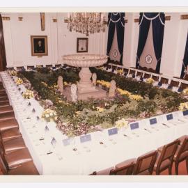 Banquet in Lord Mayors Reception Room, Sydney Town Hall, George Street Sydney, no date