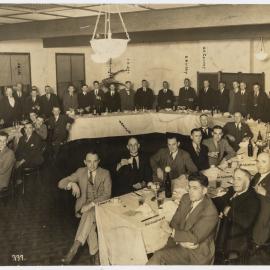 Farewell Dinner, Sydney Town Hall, George Street Sydney, 1932