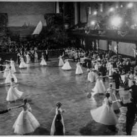 Lady Mayoress' Ball in Town Hall, George Street Sydney, 1964