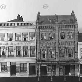 Architectural models of King Street Sydney made by Jack Montgomery, 1956