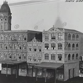 Architectural models of King Street Sydney made by Jack Montgomery, 1956