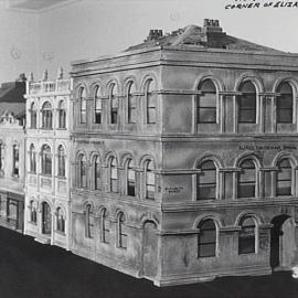 Architectural models of King Street Sydney made by Jack Montgomery, 1956