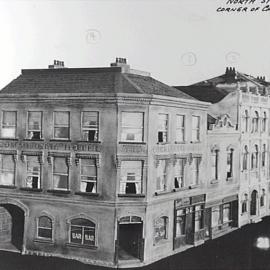 Architectural models of King Street Sydney made by Jack Montgomery, 1956