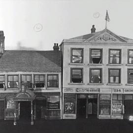 Architectural models of King Street Sydney made by Jack Montgomery, 1956