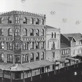 Architectural models of King Street Sydney made by Jack Montgomery, 1956