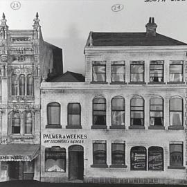 Architectural models of King Street Sydney made by Jack Montgomery, 1956