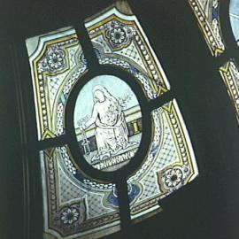 Stained glass panel in Vestibule dome