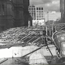 Construction of Sydney Square (Town Hall Square) and Town Hall House