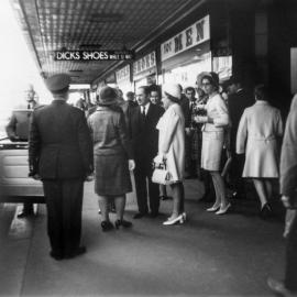 Official visitors to the Sydney Municipal Library in the QVB, George Street Sydney, 1970