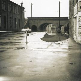 Flooding in Erskineville