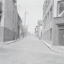 Street widening.