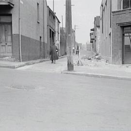 Street widening.
