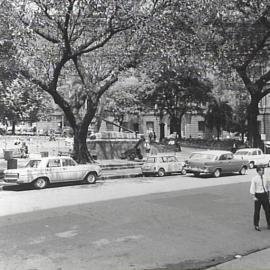 Macquarie Place Park from Bridge Street Sydney, 1960