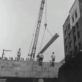 William Henry Street bridge construction