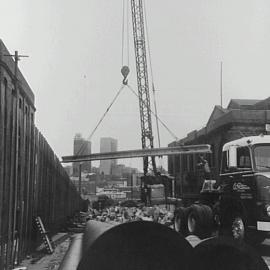 William Henry Street bridge construction