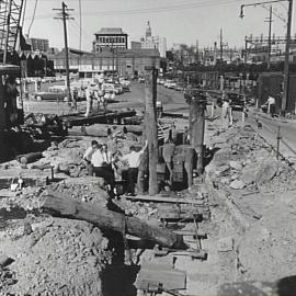 William Henry Street bridge construction