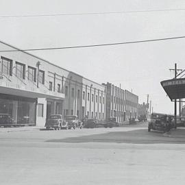 Intersection of Parramatta Road and Mallett Street, Camperdown, 1939