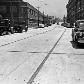 Looking south along Wyndham Street from near Mandible Street Alexandria, 1940s