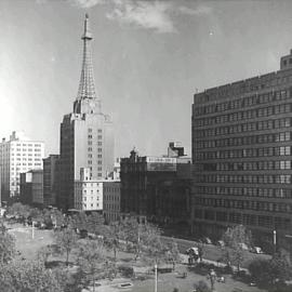 Wynyard Park and AWA Building, York Street Sydney, 1940s