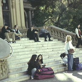 Town Hall steps