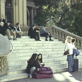 Town Hall steps