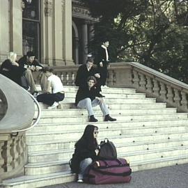 Town Hall steps