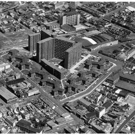 Aerial view of Northcott Place, Devonshire Street Surry Hills, 1960s