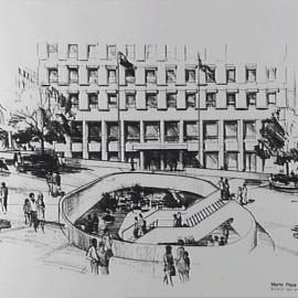 Drawing of Martin Place