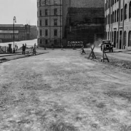 Napoleon Street, looking north at corner of Sussex Street Sydney, 1932