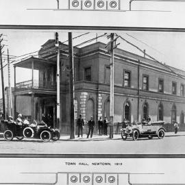 Newtown Town Hall, Bedford Street Newtown, 1912