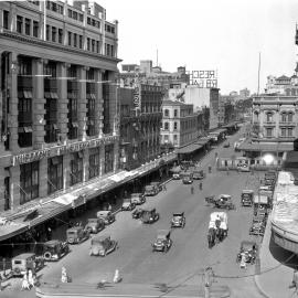 View along Park Street Sydney, 1931
