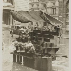 Flower stand, Martin Place Sydney, 1933