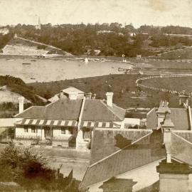 Rushcutters Bay Park, view east from Roslyn Gardens Elizabeth Bay, 1920