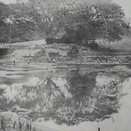 View of lake in Victoria Park