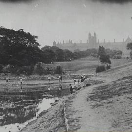 View of lake in Victoria Park