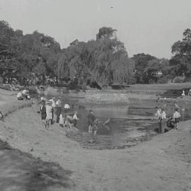 View of lake in Victoria Park