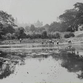 View of lake in Victoria Park