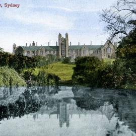 Postcard - Main building of the University of Sydney Camperdown, 1900