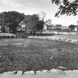 Lake Northam drained, Victoria Park Camperdown, 1955