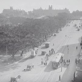 Corner of Parramatta Road (Broadway) and City Road Glebe, 1930