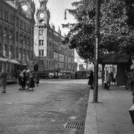 View east along Parramatta Road near City Road Glebe, 1930's