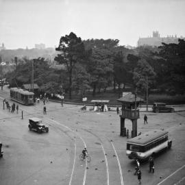 Intersection of Parramatta Road and City Road Glebe, 1930s
