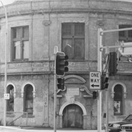Corn Exchange building, corner of Market Street and Sussex Street Sydney, 1983