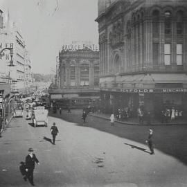 Corner of York Street and Market Street Sydney, 1920
