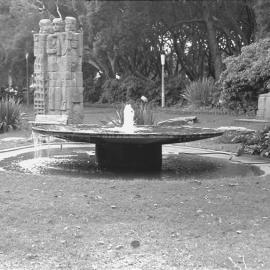 F J Walker Memorial Fountain, Hyde Park North, Elizabeth Street Sydney, no date